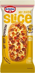Beef Salami Pizza Slice