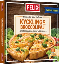 Kycklingpaj med Broccoli