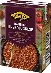 Linsbolognese Italiensk