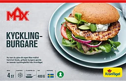 Kycklingburgare Fryst Max