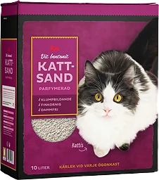 Kattsand Vit bentonit Parfymerad