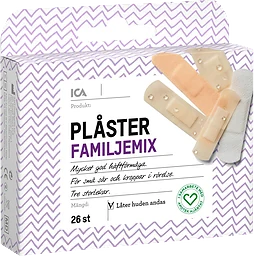 Plåster Familjemix 26-p