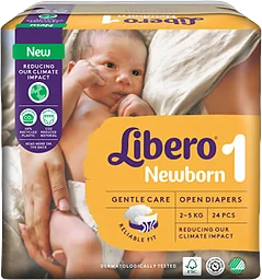 Blöjor Newborn 1, 2-5 kg 24-pack