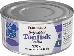 Tonfisk Vatten Finfördelad