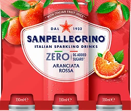 Läsk Aranciata Rossa Zero 6-pack