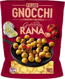 Fylld Gnocchi Tomat Mozzarella