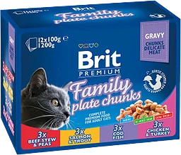 Kattmat Multipack bitar i sås 12st
