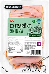 Skinka Extrarökt Tunna Skivor