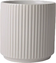 Kruka Klassisk 6,5cm Vit