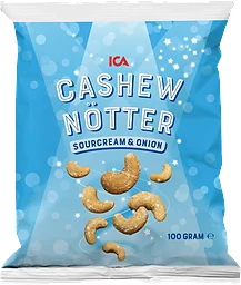 Cashewnötter Sourcream & onion
