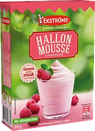 Hallonmousse