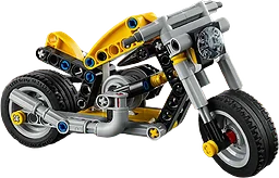 Gul motorcykel