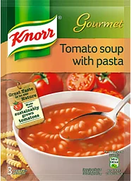 Tomatsoppa med pasta 3 portioner
