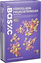 Färgglada frukostringar