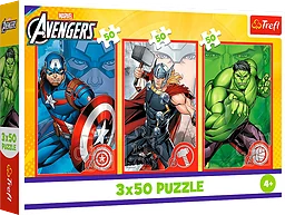 Pussel The Avengers 3x50 bitar