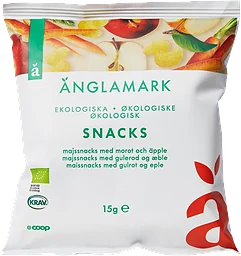 Majssnacks Morot & äpple Eko