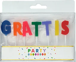Tårtljus Grattis