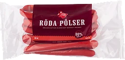 Röda Hot Dog Pölser 80% Kötthalt