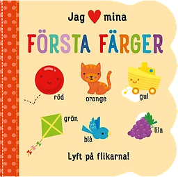 Jag [hjärta] mina första färger