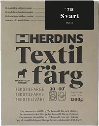 Textilfärg Natural fibre Svart