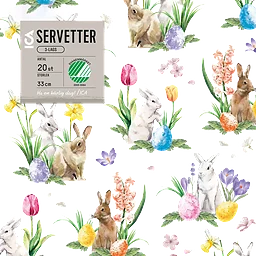 Servett 33cm Funny 20-p