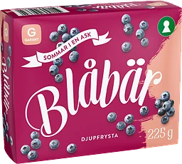Blåbär Frysta