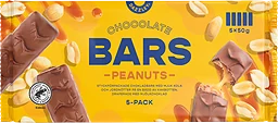 Bars Peanuts Chocolate 5-pack