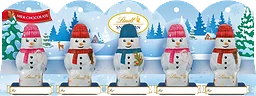 Mjölkchoklad Mini Snowman 5-p