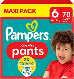 Byxblöjor Baby Dry Pants Strl 6 15+kg 70-p