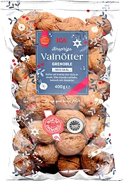 Valnötter Grenoble Torkade med skal
