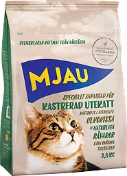 Utekatt Kastrerad Torrfoder