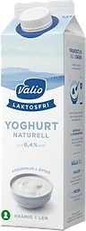 Lättyoghurt Naturell Laktosfri 0,4% 1l