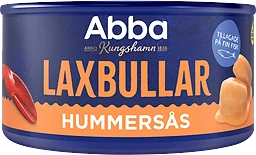 Laxbullar i hummersås