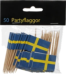 Tandpetare Flaggor