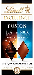Choklad Excellence Fusion 85% & milk salt