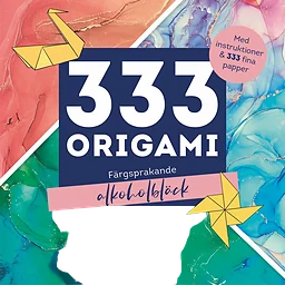 333 origami : Färgsprakande alkoholbläck