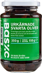 Oliver Svarta Urkärnade 350g