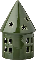 Lykta hus grön