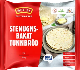 Stenugnsbakat tunnbröd Glutenfri
