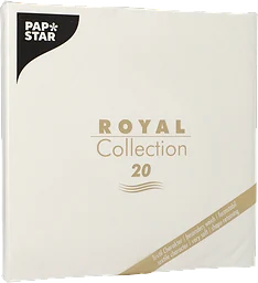 Servetter Royal Vit 40cm 20-pack