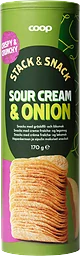 Chips Stack & snack Sour cream & onion