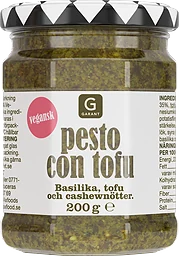 Pesto Con Tofu Vegansk