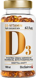 D3 vitamin 62.5 μg 180-p