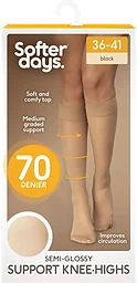 Knästrumpa Support 70den 37-40 beige