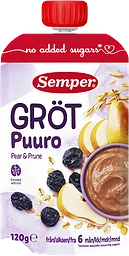 Grötklämmis Päron & katrinplommon 6 Mån