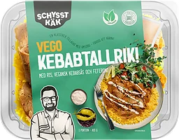 Kebabtallrik Vego