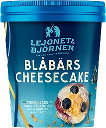 Cheesecake Blåbär Glass