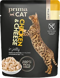 Kattmat Fillets Kyckling med ost i gele 50g