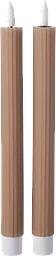 LED Kronljus rille nougat