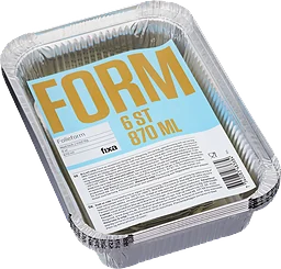 Folieform med Lock 870ml